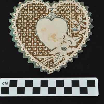 Six Victorian Valentine cards