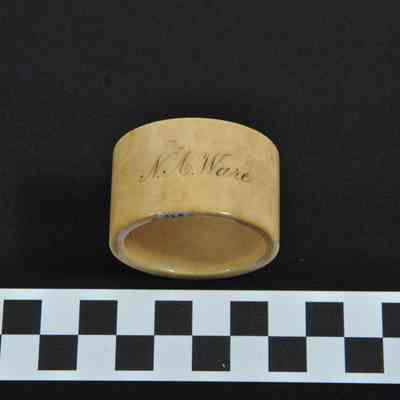 Ivory napkin ring