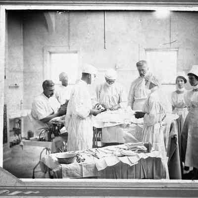 Operating room of first Charles Town Hospital
