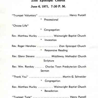 Charles Town 1970s events documents
