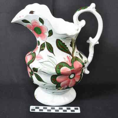 Tin-glazed pitcher