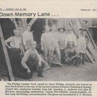 Employees at Phillips Lumber Yard, ca. 1910 (IMG3908104)