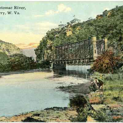 Bridge and Potomac River, Harpers Ferry, W. Va.