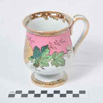 Lusterware shaving mug