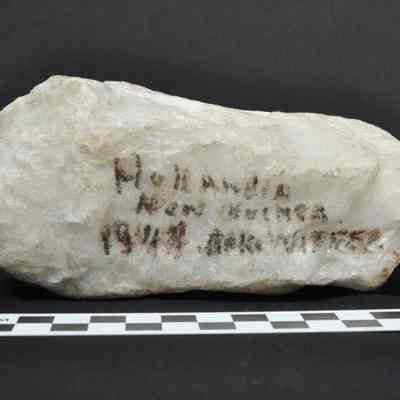 Quartz rock from New Guinea