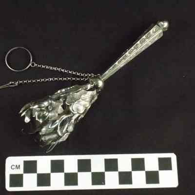 Silver flower holder