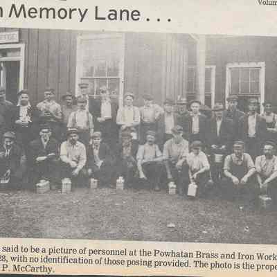 Employees at Powhatan Brass and Iron Works, ca. 1928 (IMG3908105)