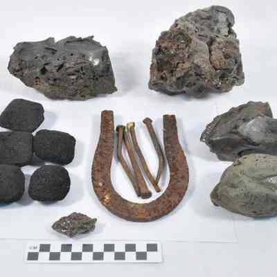 Materials from "A Celebration of Iron" exhibit by Dr. Stanley K. Dickinson