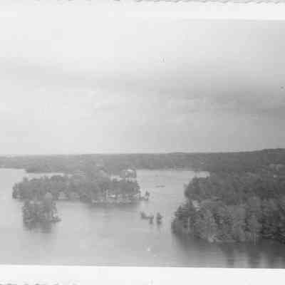honeymoon in Thousand Islands, Canada - July, 1951