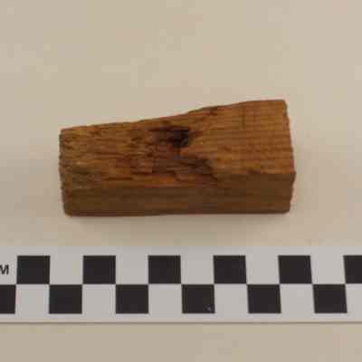 Piece of wood from the John Brown gallows