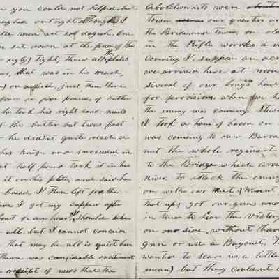 1861 letter from William C. Hawkins at Harpers Ferry, pp 2&3