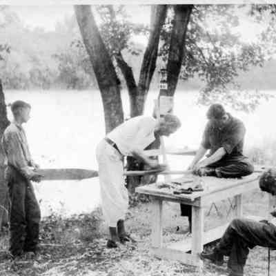 Camp Never Again, Shenandoah River, August 1928