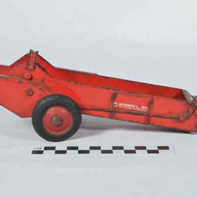 McCormick-Deering tractor spreader toy