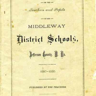 Middleway School Catalogue - 1887