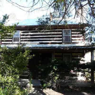 Shannondale Iron Furnace and log cabin: Copyright: E. C. Field; Origformat: Other