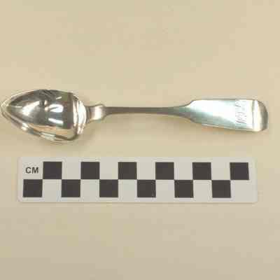 Coin silver teaspoon