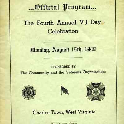 Fourth Annual V-J Day Celebration, Monday, August 15th, 1949, The