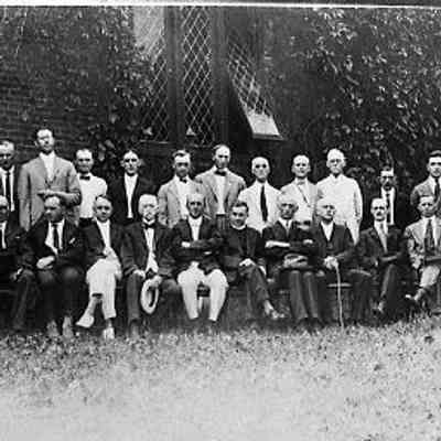 Men's bible class at Zion circa 1922