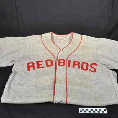 Red Birds baseball uniform