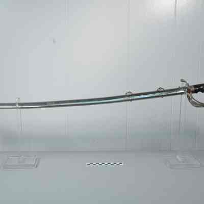 Officer's sword with scabbard