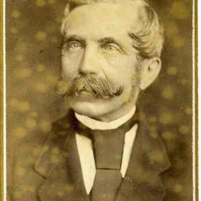 Man with a large mustache, about 50 years old