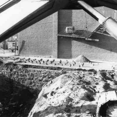 Constructing new St. Margaret's Hall in Charles Town, West Virginia in 1998