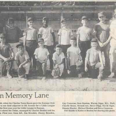 Little League Twins baseball team, 1966