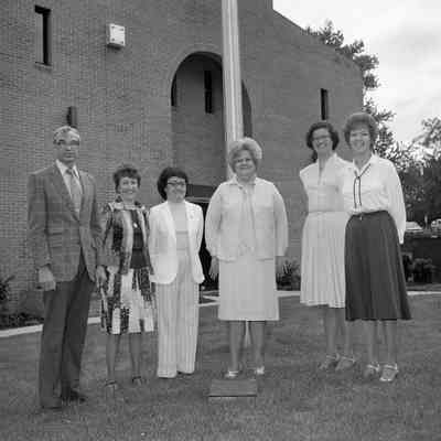 R. E. Speed Moreland plaque presentation