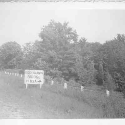 honeymoon in Thousand Islands, Canada - July, 1951