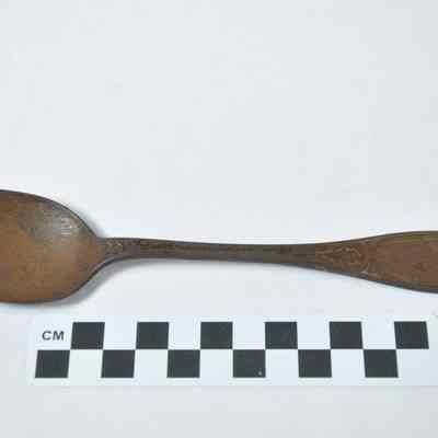 Tablespoon excavated from Cameron Depot Battlefield
