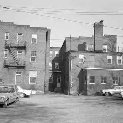 Rear of Thomas Jefferson Hotel, 1966