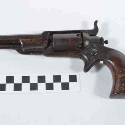 Five shot percussion revolver