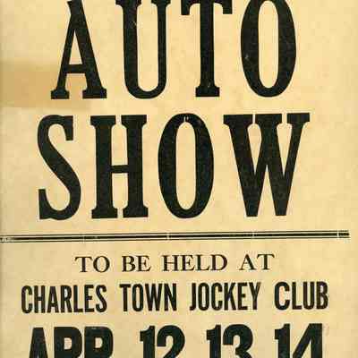 Poster advertising Lions Auto Show