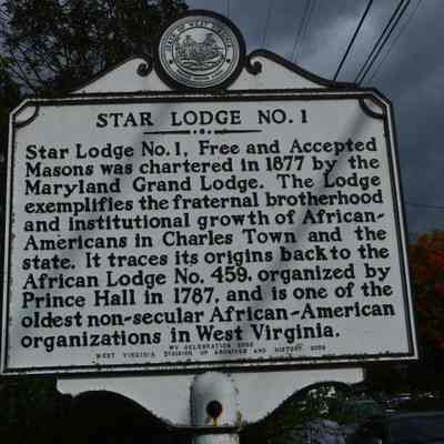Star Lodge historical marker