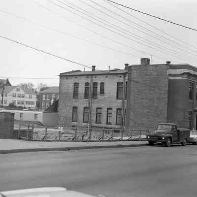Thomas Jefferson Hotel lot after demolition, 1966