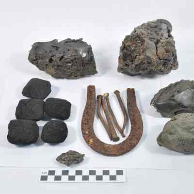 Materials from "A Celebration of Iron" exhibit by Dr. Stanley K. Dickinson