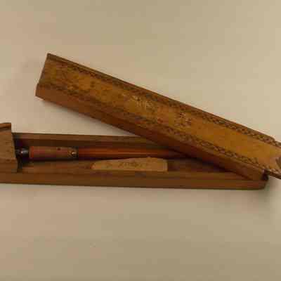 Wooden pen or pencil box
