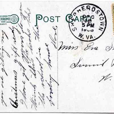 New Shepherd College Building Postcard