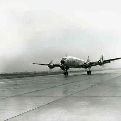 U. S. Air force plane on runway