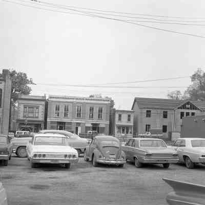 Rear of Thomas Jefferson Hotel lot after demolition, 1966