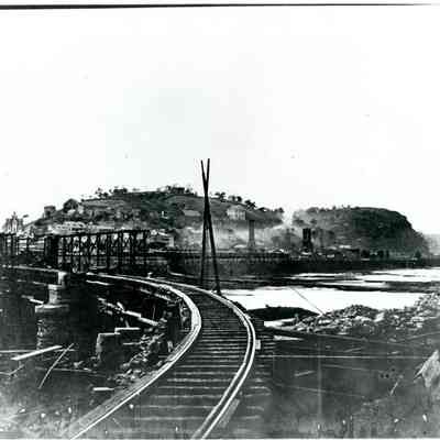 View of Harpers Ferry from the Maryland side