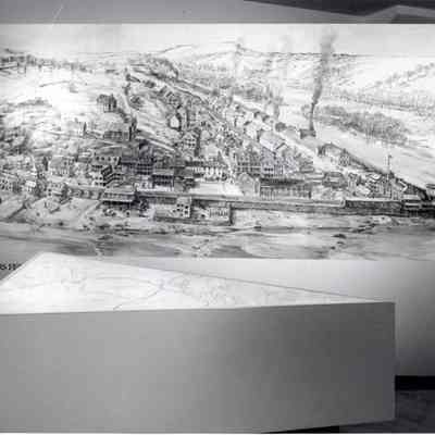Depiction of Harpers Ferry in 1859