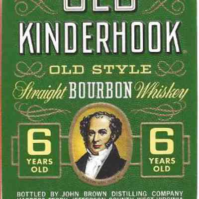 Old Kinderhook Old Style Straight Bourbon Whiskey label