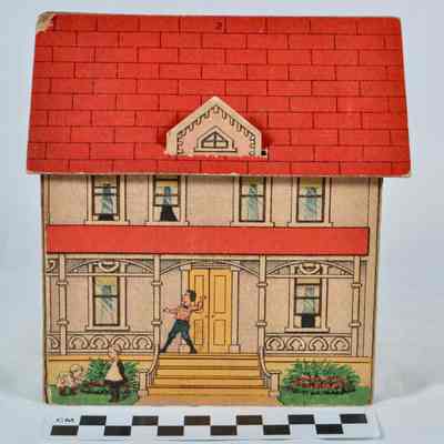 Cardboard dollhouse