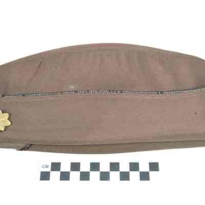 World War II brown overseas or garrison cap