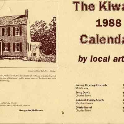 1988 Kiwanis calendar - cover