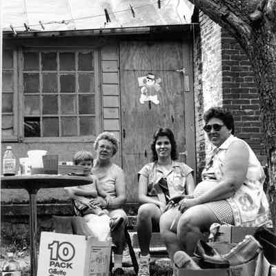 Louise Webster's yard sale