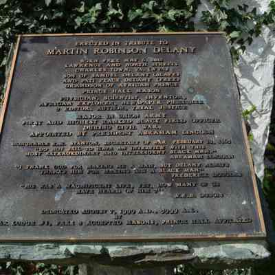 Star Lodge - Martin Robinson Delany tribute plaque: IMG3427004