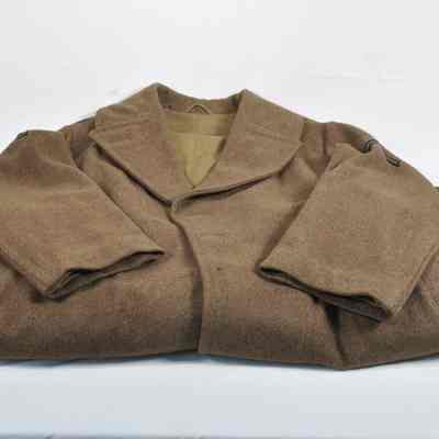 WWII heavy wool great-coat