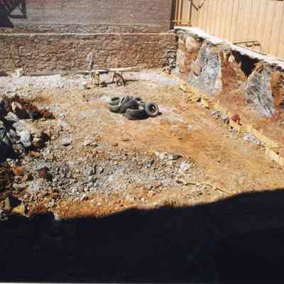 Constructing new St. Margaret's Hall in Charles Town, West Virginia in 1998